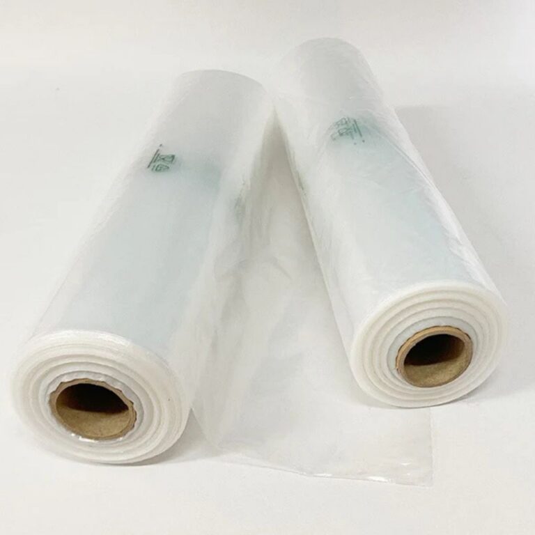 Saco Plástico em Rolo PEBD Cristal