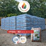 Burpellet Premium — 6 paletes de 462 sacos (15 kg cada) — 6930 kg — Certificado ENplus