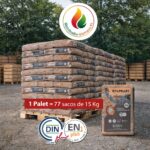 Cylpellet Premium — 1 palete de 77 sacos (15 kg cada) — 1155 kg — Certificado ENplus