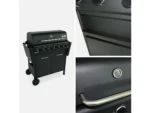 Barbecue SWEEEK Sweeek Bernard Recuperador de Cinzas, Arejadores, Bandeja Ajustável, Prateleiras (122x65x103 cm) - Image 6